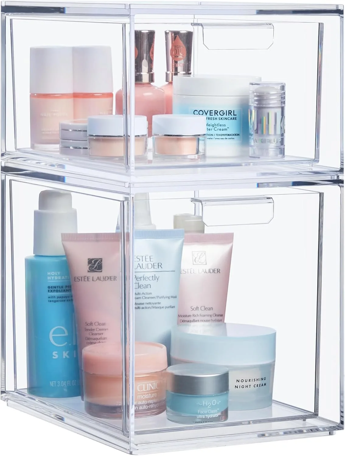 Clear Bin Organizing Drawers