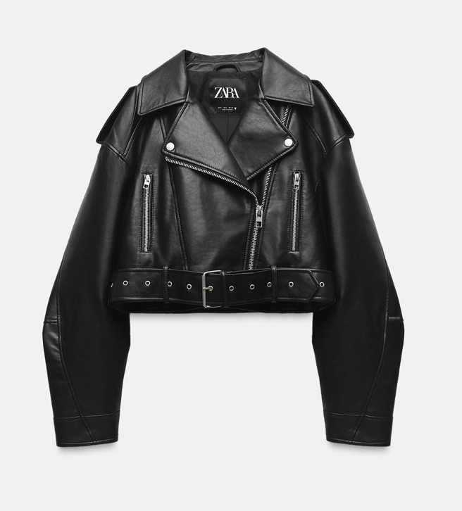 Faux Leather Biker Jacket