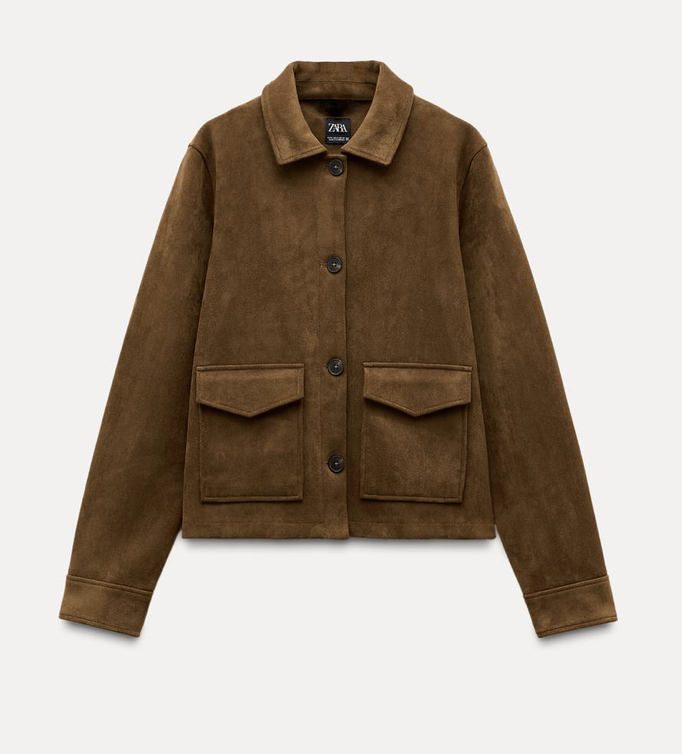 Faux Suede Jacket