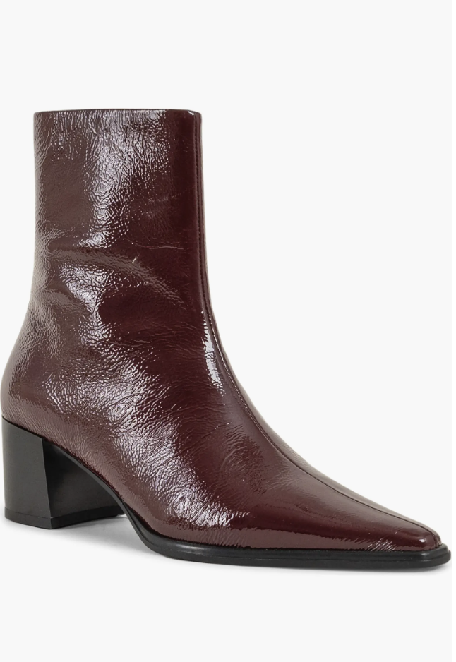 Cherry Pointed Toe Booties