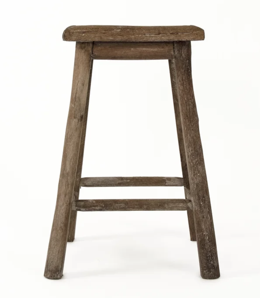 Solid Wood Accent Stool