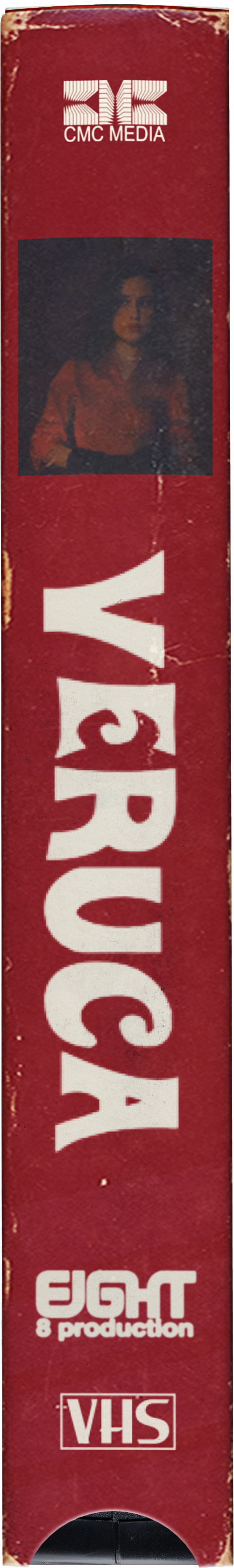A VHS tape for the movie 'Veruca.'