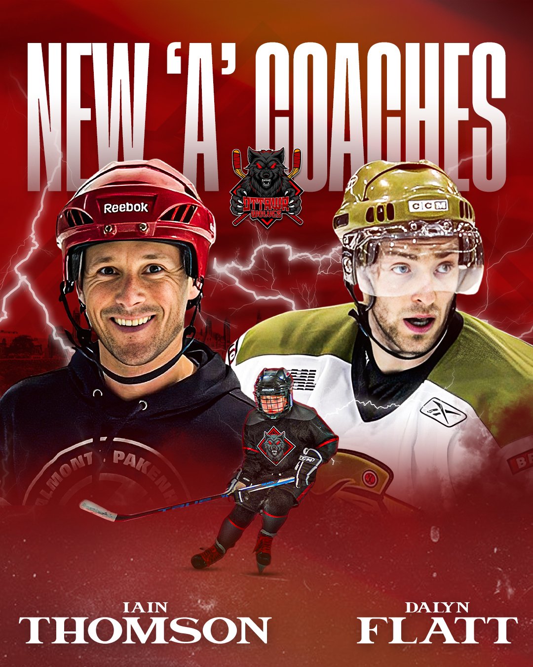 Ottawa Wolves ‘AA’ Team Coaching Announcement: Welcome Dalyn Flatt and Iain Thomson!
