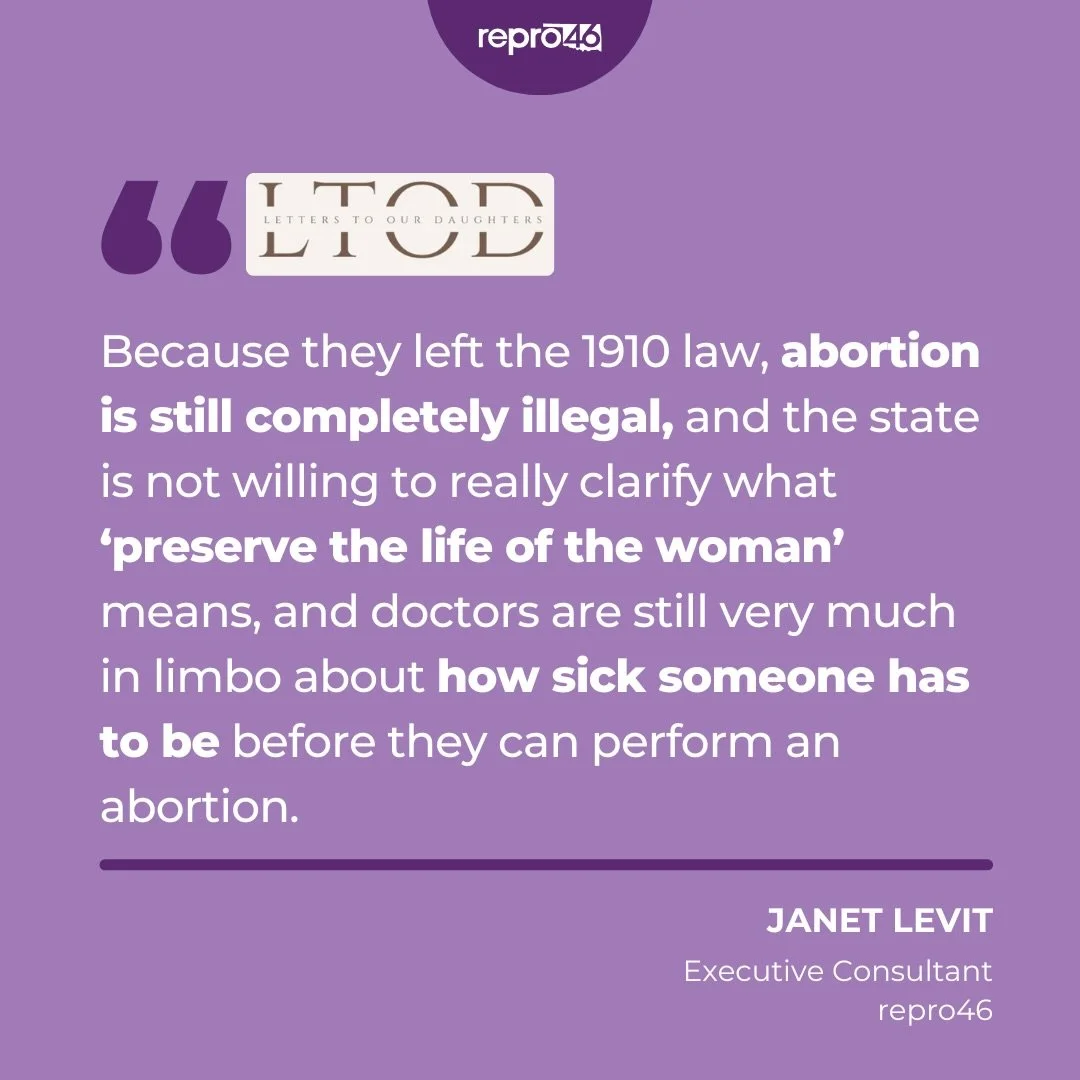 Magon Hoffman and Janet Levit discuss the history of abortion laws in Oklahoma in the new episode of Letters to Our Daughters. 

Go to the link in our bio to stream the podcast and learn more about the history of our state. 

#repro46 #ltod #oklahoma