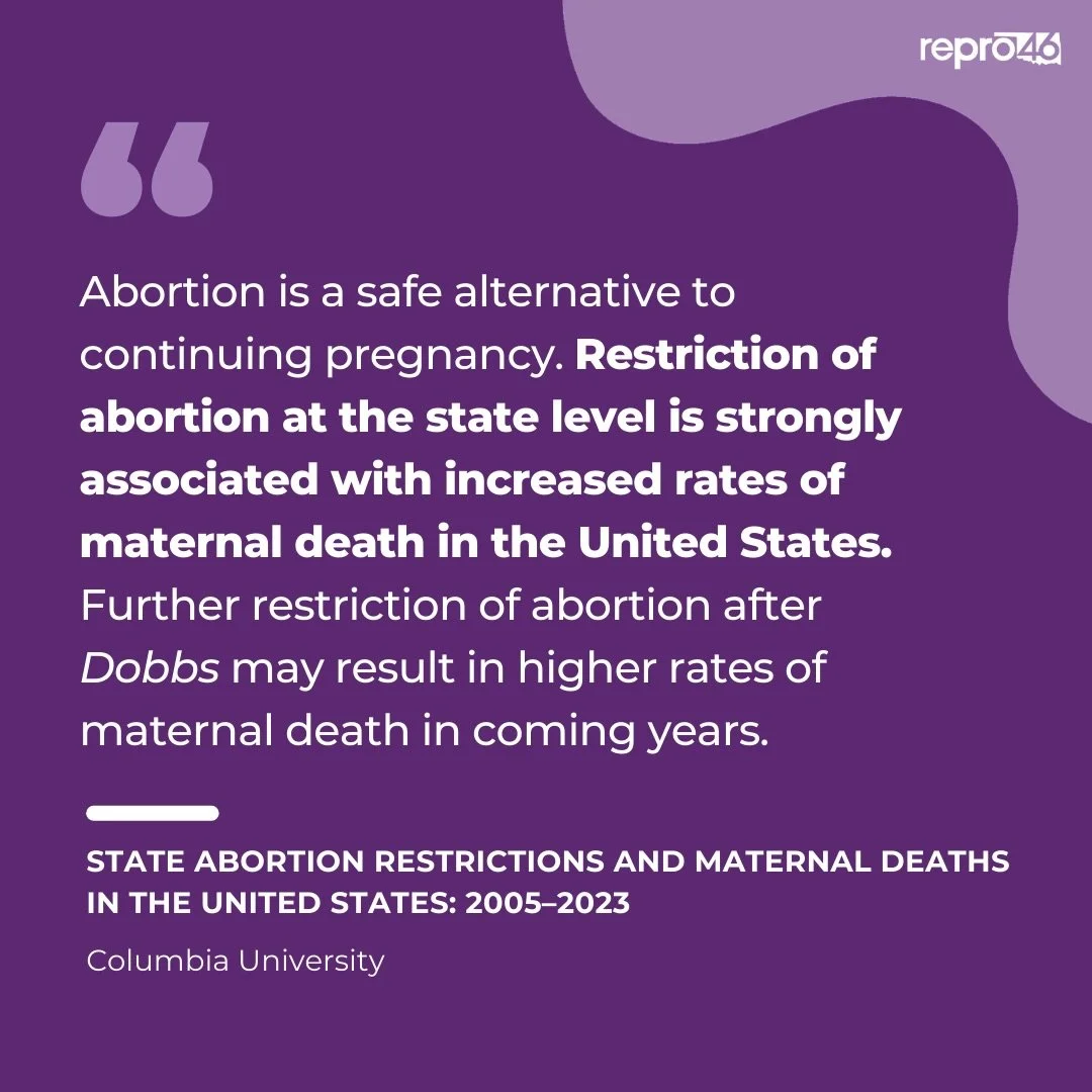 New research from Columbia University underscores what the evidence has long shown: abortion is safe &mdash; and restricting access has consequences.

Policy decisions are public health decisions.

Read more about the study in the link in our bio. 

