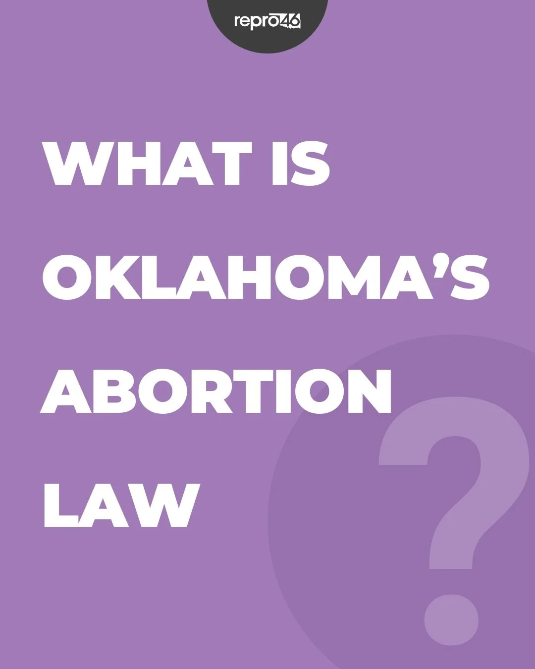 What is Oklahoma&rsquo;s abortion law? ⬇️

2026 has brought legislative updates in the reproductive health landscape, particularly regarding abortion-inducing medication trafficking and distribution.

Stay informed about what these updates mean for O
