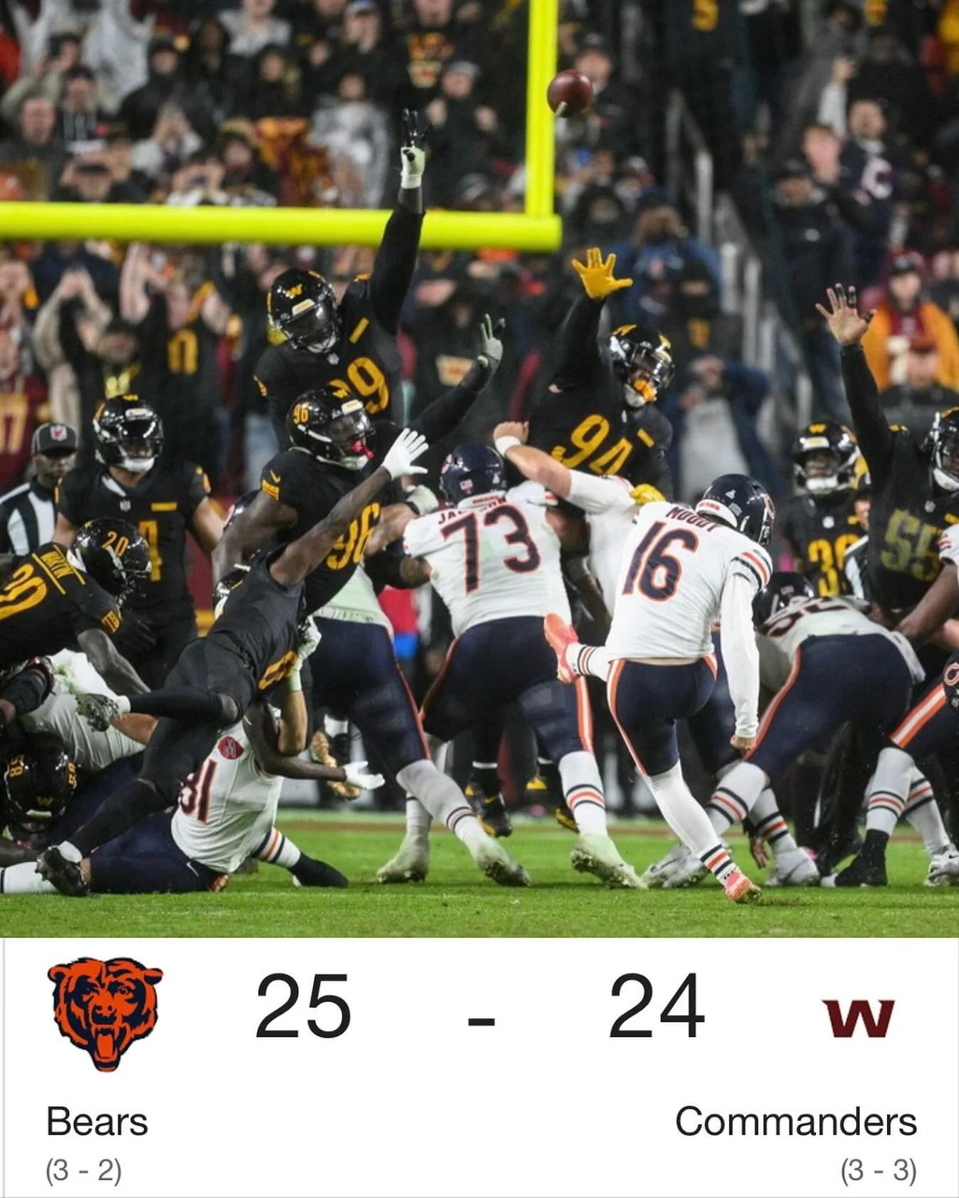 BEARS @ COMMANDERS UNDER 50✅
 
Way too high of a total in this one. It seems like Vegas didn’t fully account for the weather and some key injuries. Stay sharp. 🔪💰🔥#NFL #Algorithm #SportsBetting #money #sharp #handicapping #TRUSTTHEALGORITHM