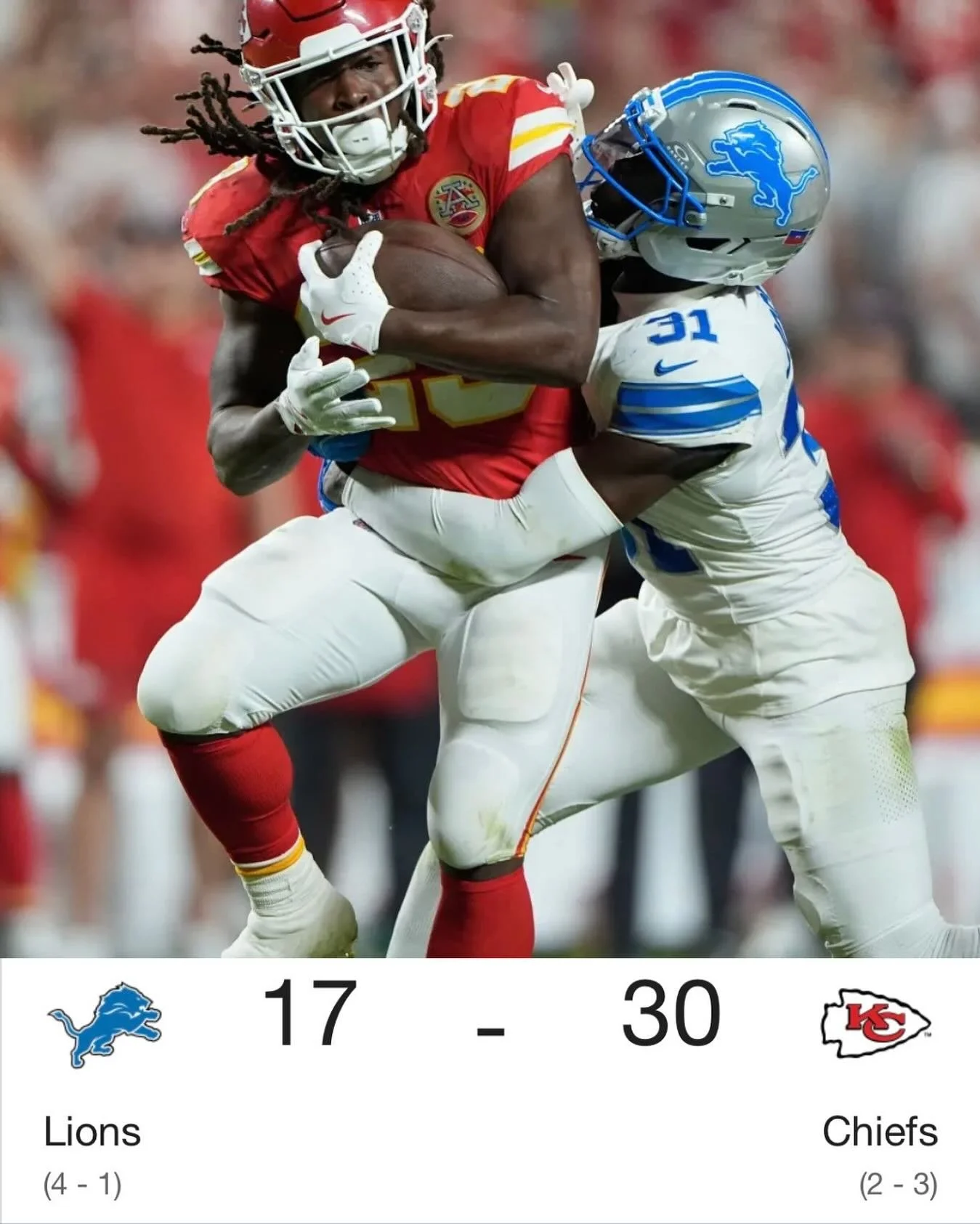 DETROIT @ KANSAS CITY UNDER 53 ✅
 
What a game this was on Sunday night. Super Bowl type atmosphere both teams came to play and the Algo found value on the under. 🔪💰🔥#NFL #Algorithm #SportsBetting #money #sharp #handicapping #TRUSTTHEALGORITHM
