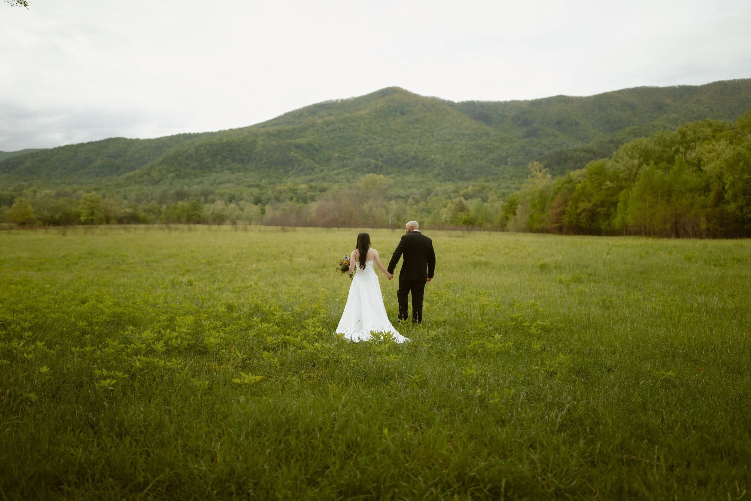 Smoky Mountain National Park Spring Elopement
