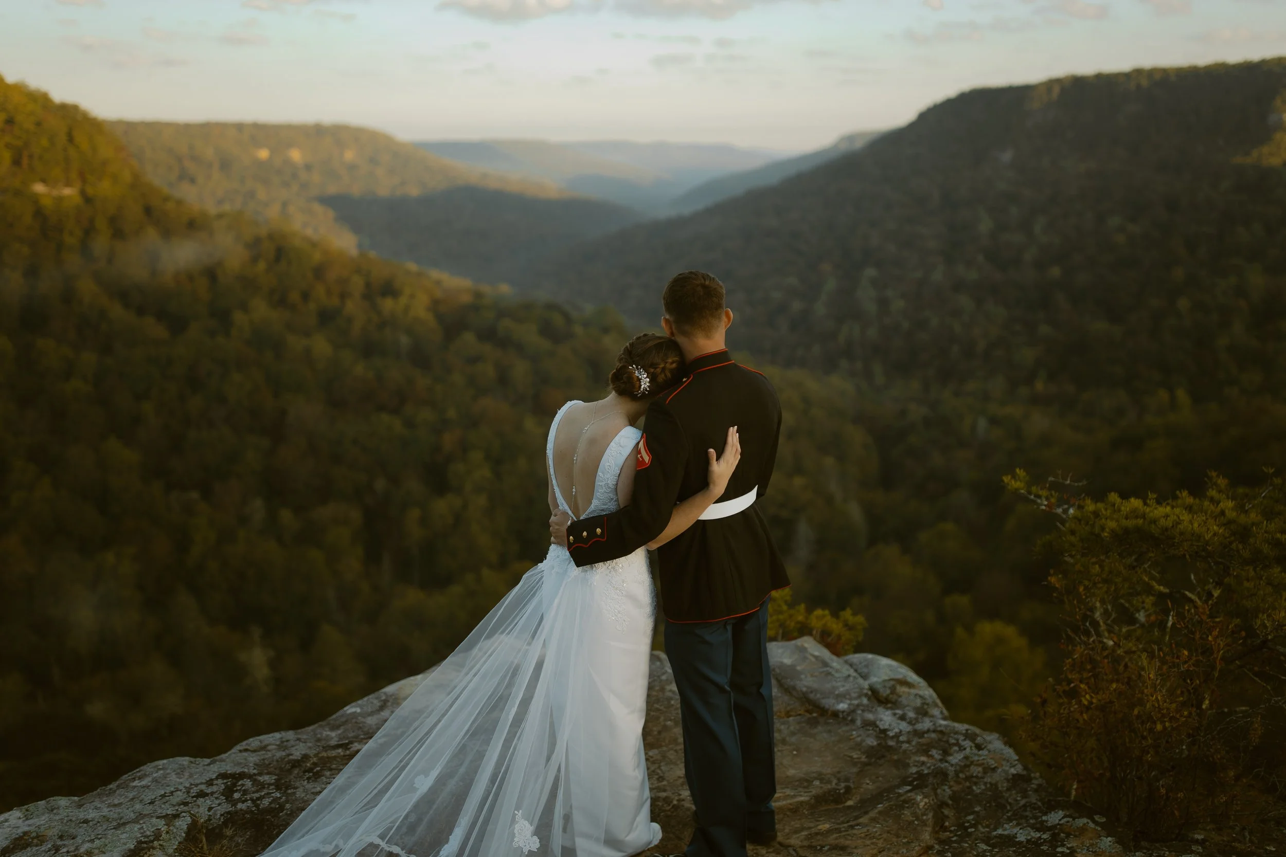 Sunrise Adventure Elopement at Fall Creek Falls Tennessee.