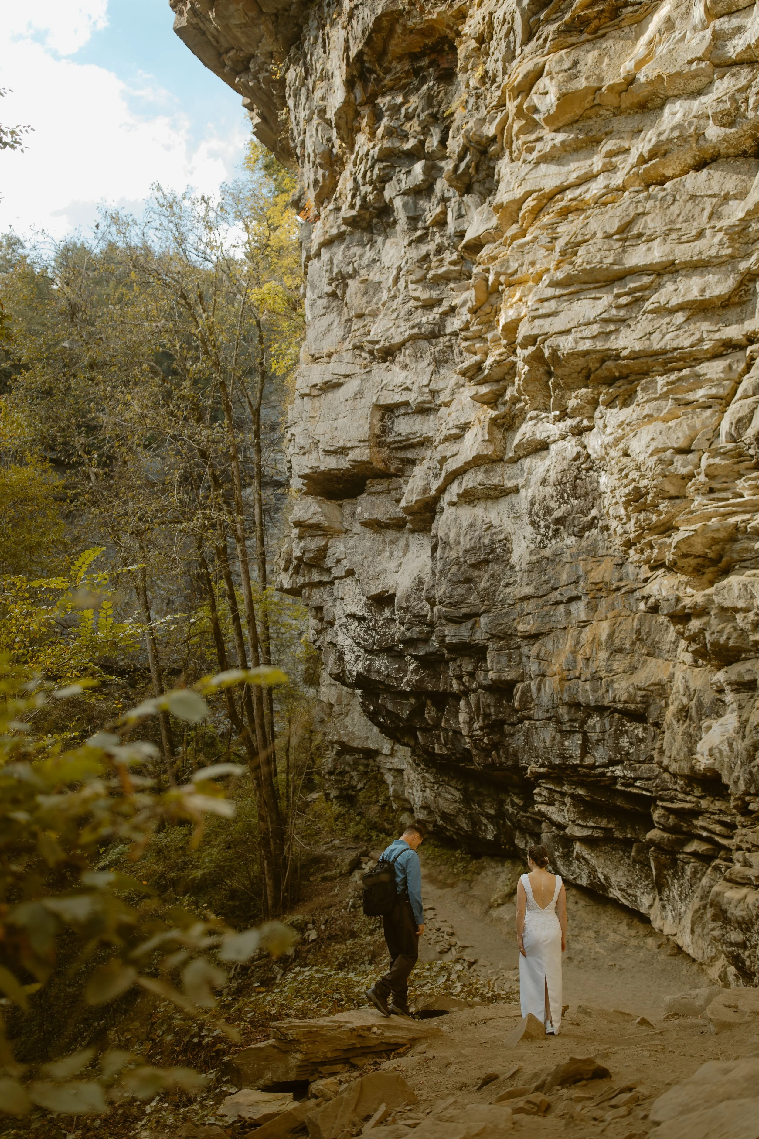 Tennessee-waterfall-sunrise-elopement