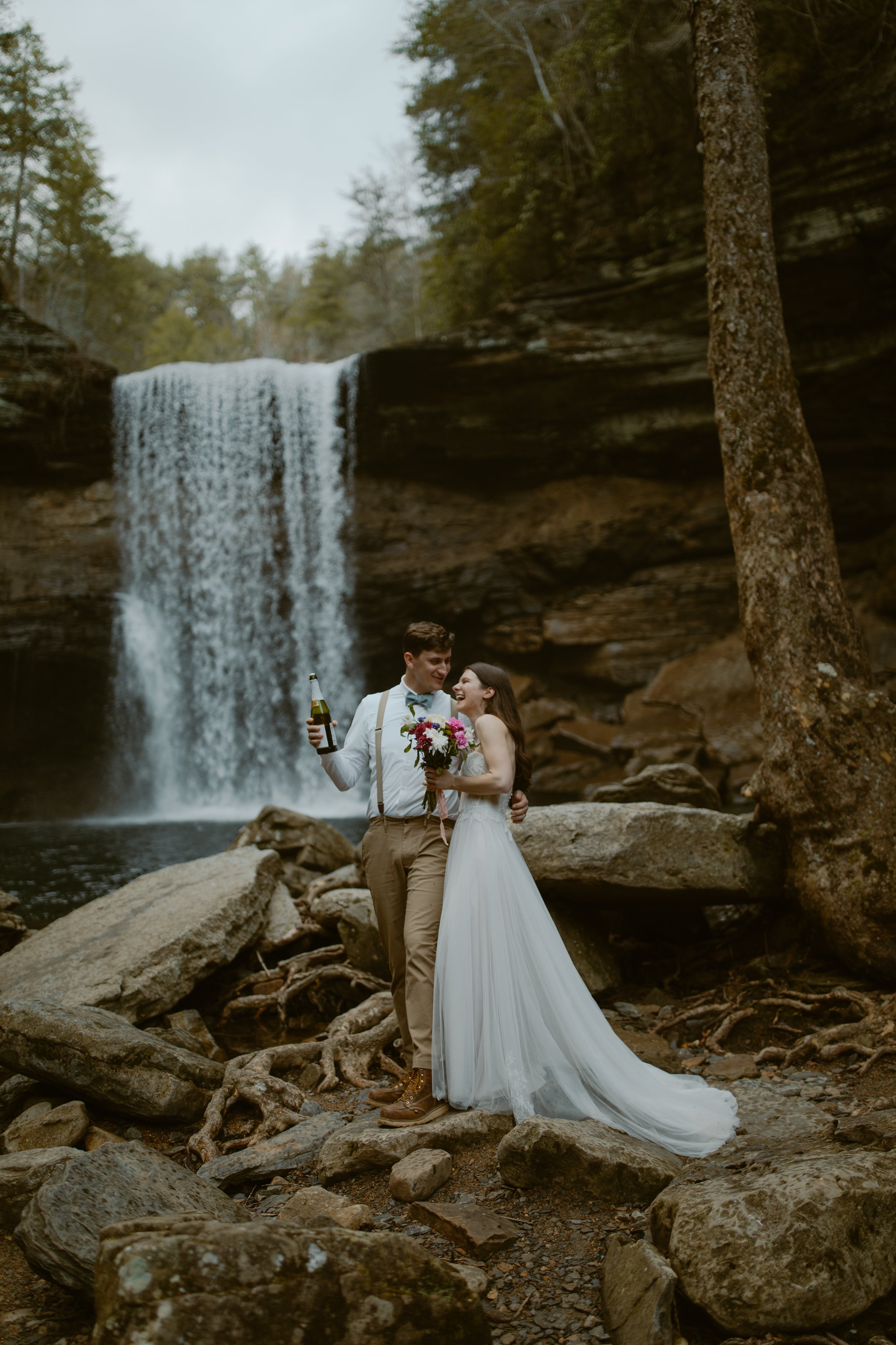 waterfall-elopement-Tennessee