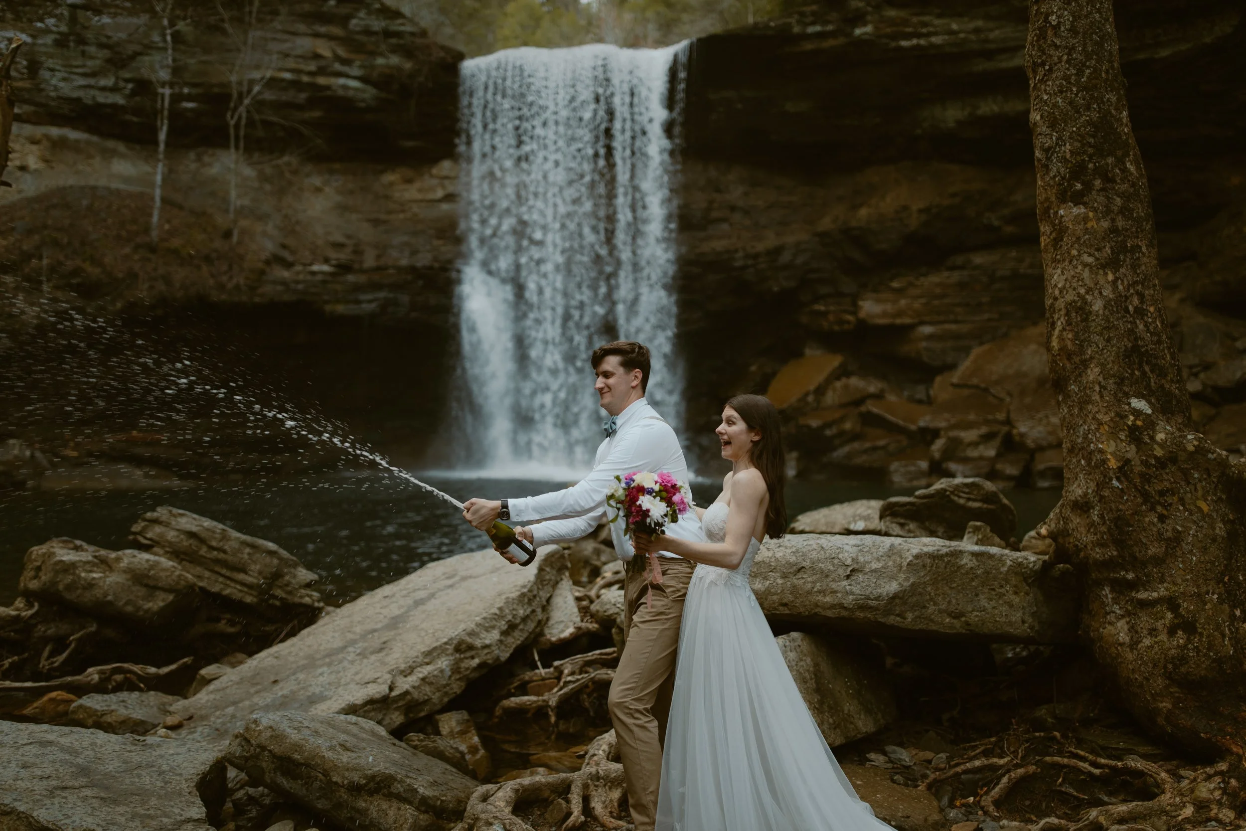 waterfall-elopement-Tennessee