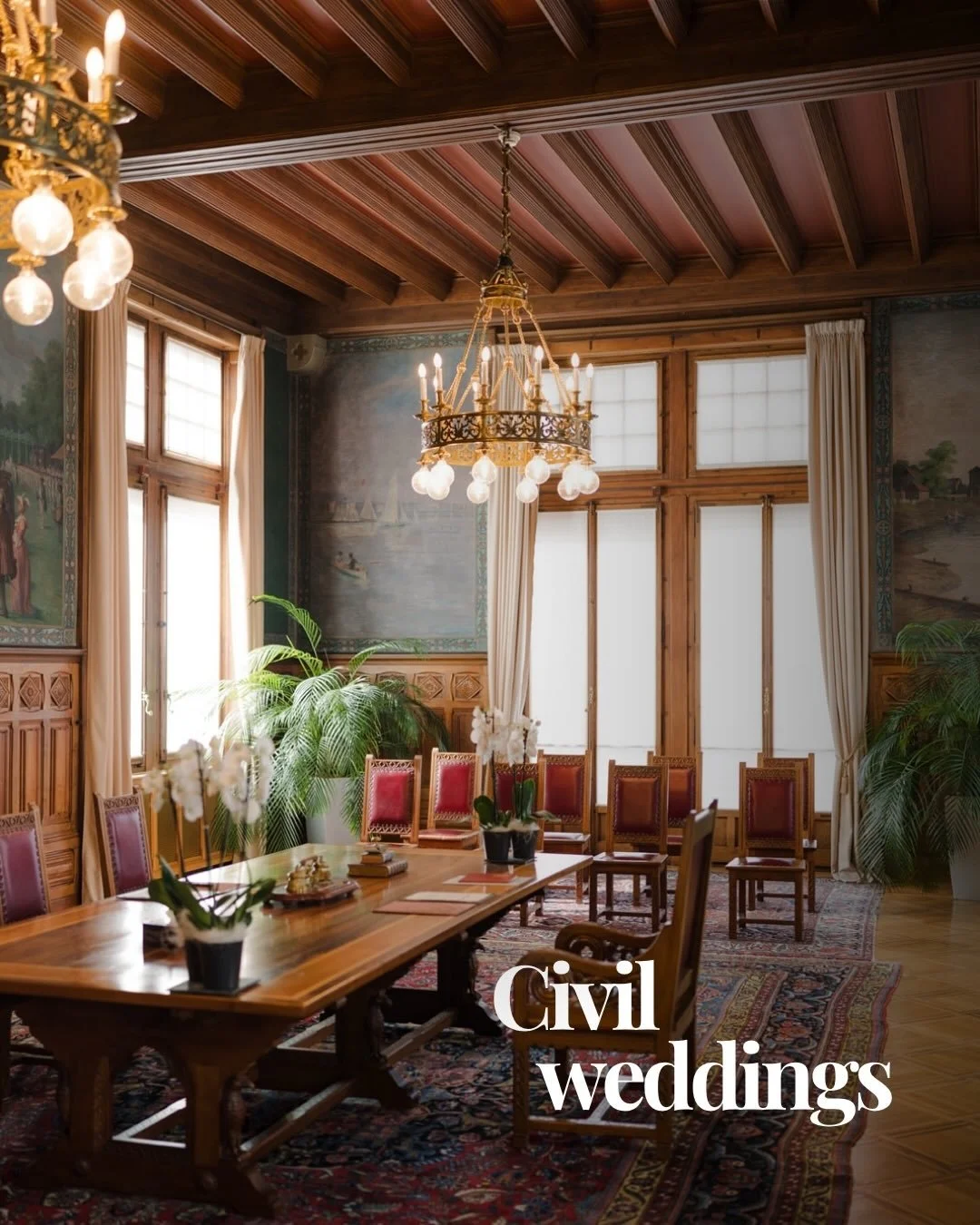 Civil weddings are often seen as something secondary.

But sometimes, they take place in beautiful locations, like this civil ceremony in Geneva.

When it happens on a different day, it&rsquo;s also the perfect opportunity to turn it into a kind of e