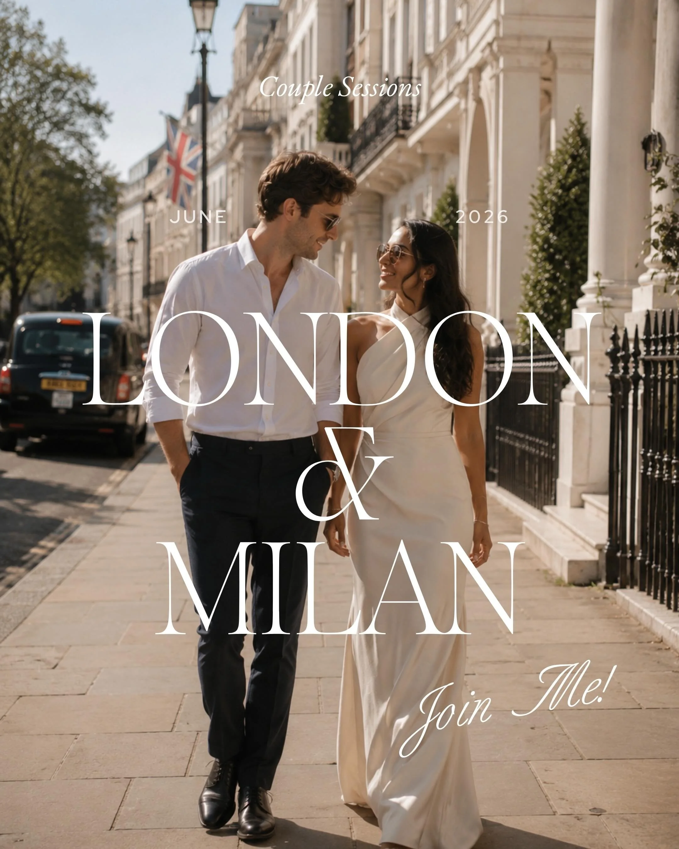 London &amp; Milan &mdash; I&rsquo;m coming this June.

I&rsquo;ll be in London from June 7th to 10th, and in Milan from June 21st to 24th, and I&rsquo;m looking for couples to photograph while I&rsquo;m there.

No need to be engaged. 
No need to kno
