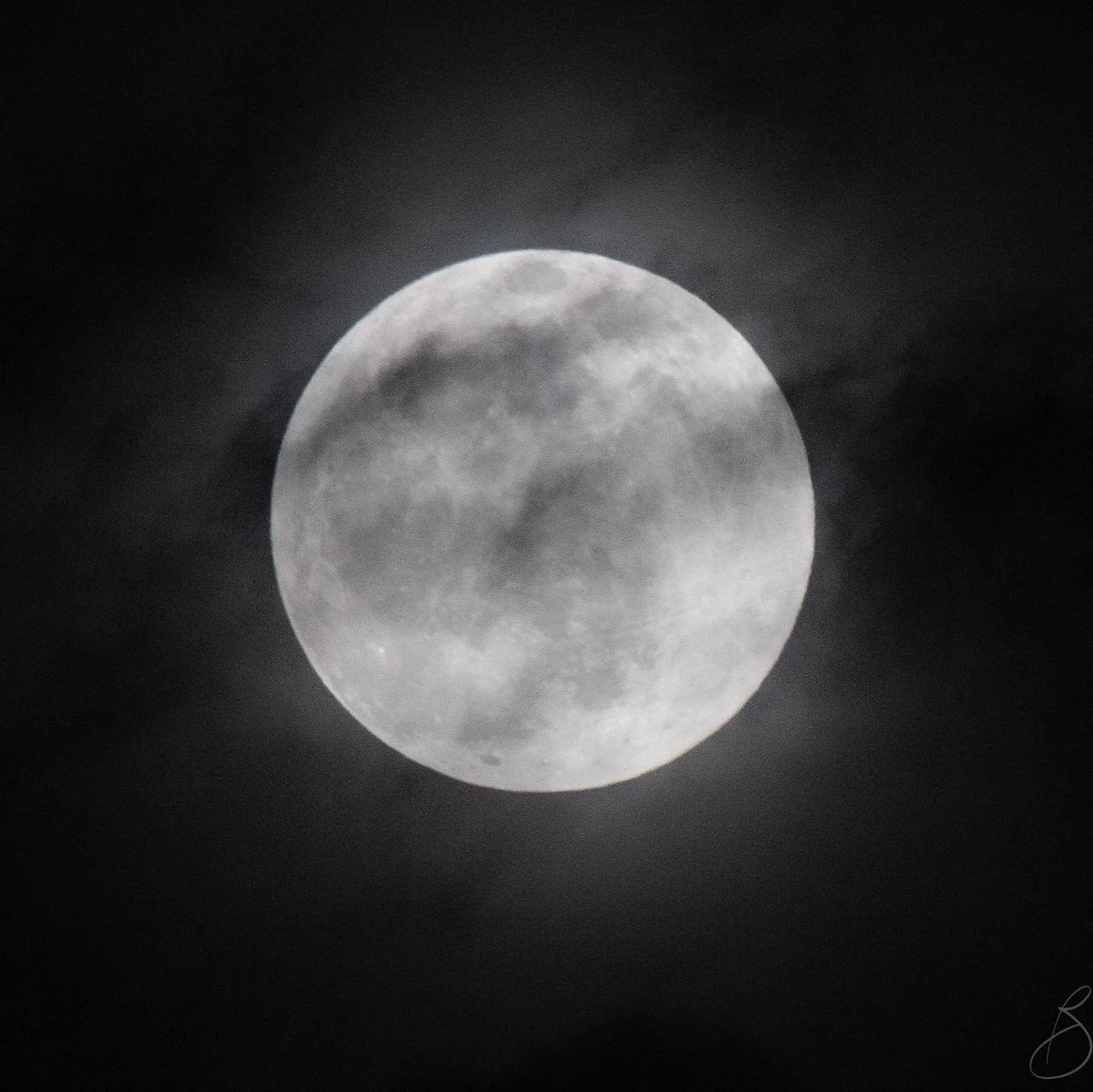 Caught some clouds over the last full moon of 2020. Looking forward to a new year!