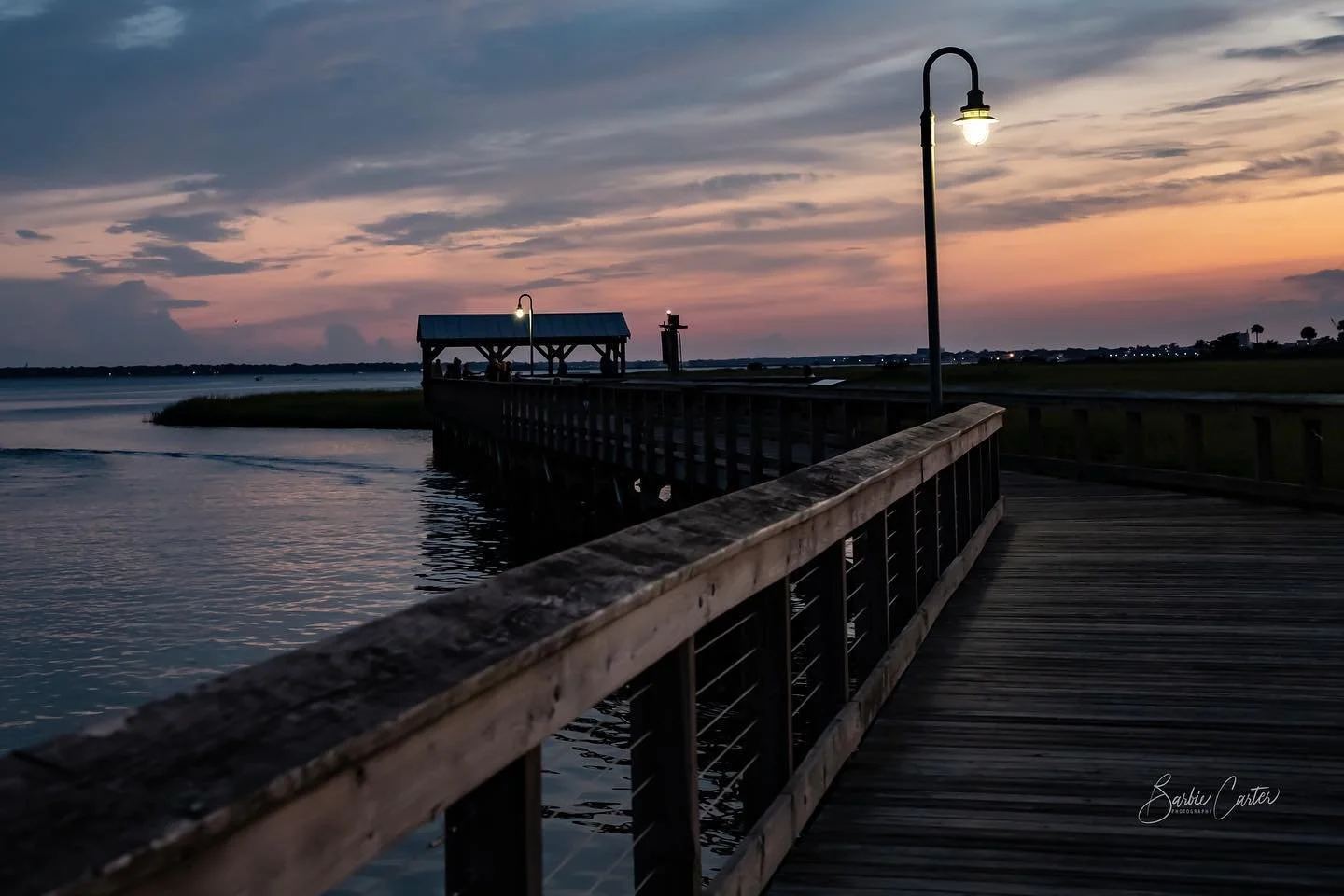 Another shot of the pier at sunset at Shem Creek Park.  Beautiful spot!! #ExperienceMP #shemcreek #sunset