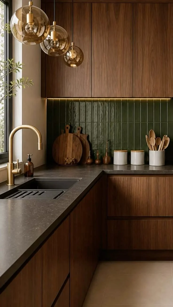 Mid-Century Modern Kitchen Design Is All About Balance
