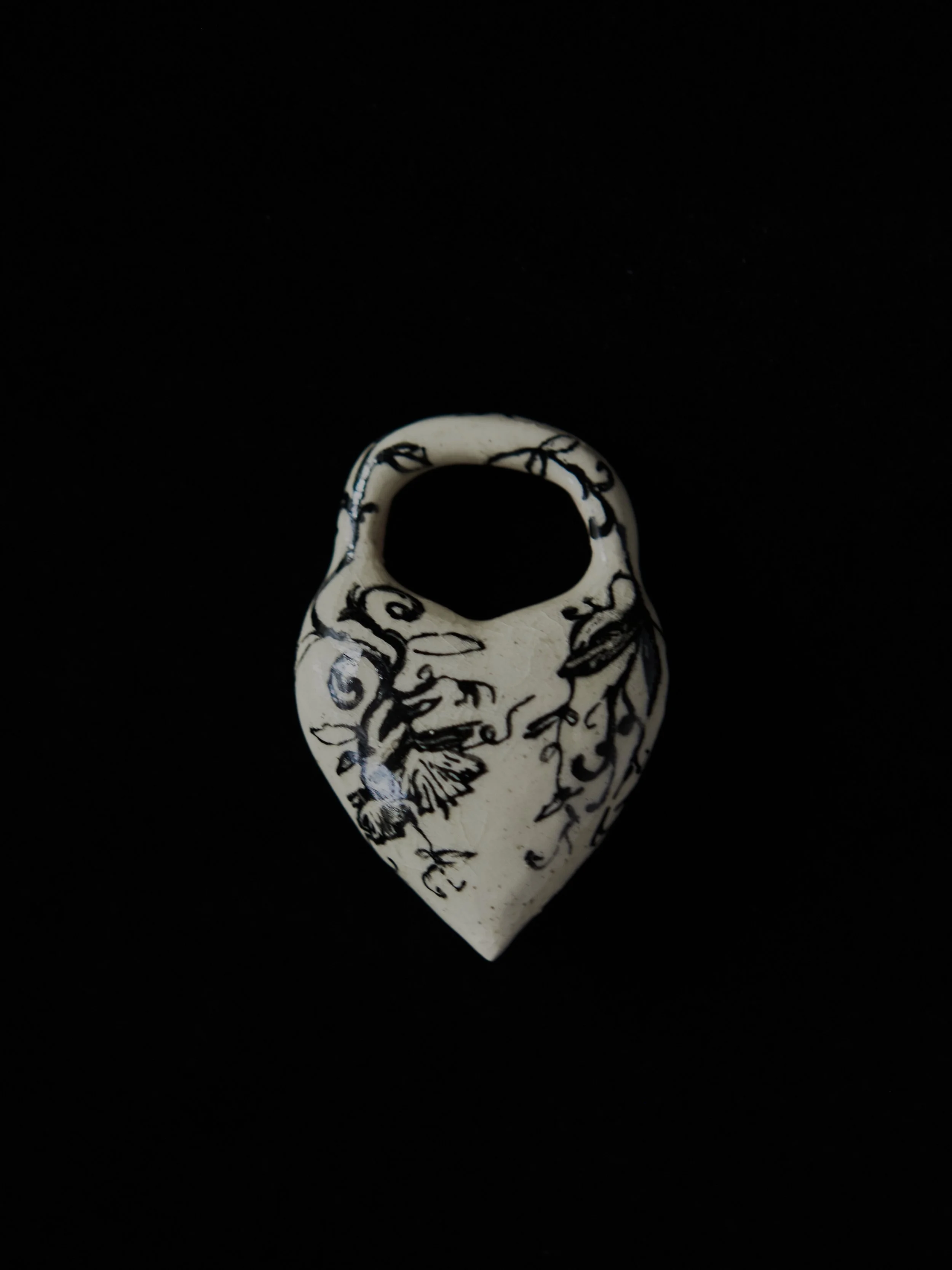 Mud-Bunny-Ceramic-heart-pendant