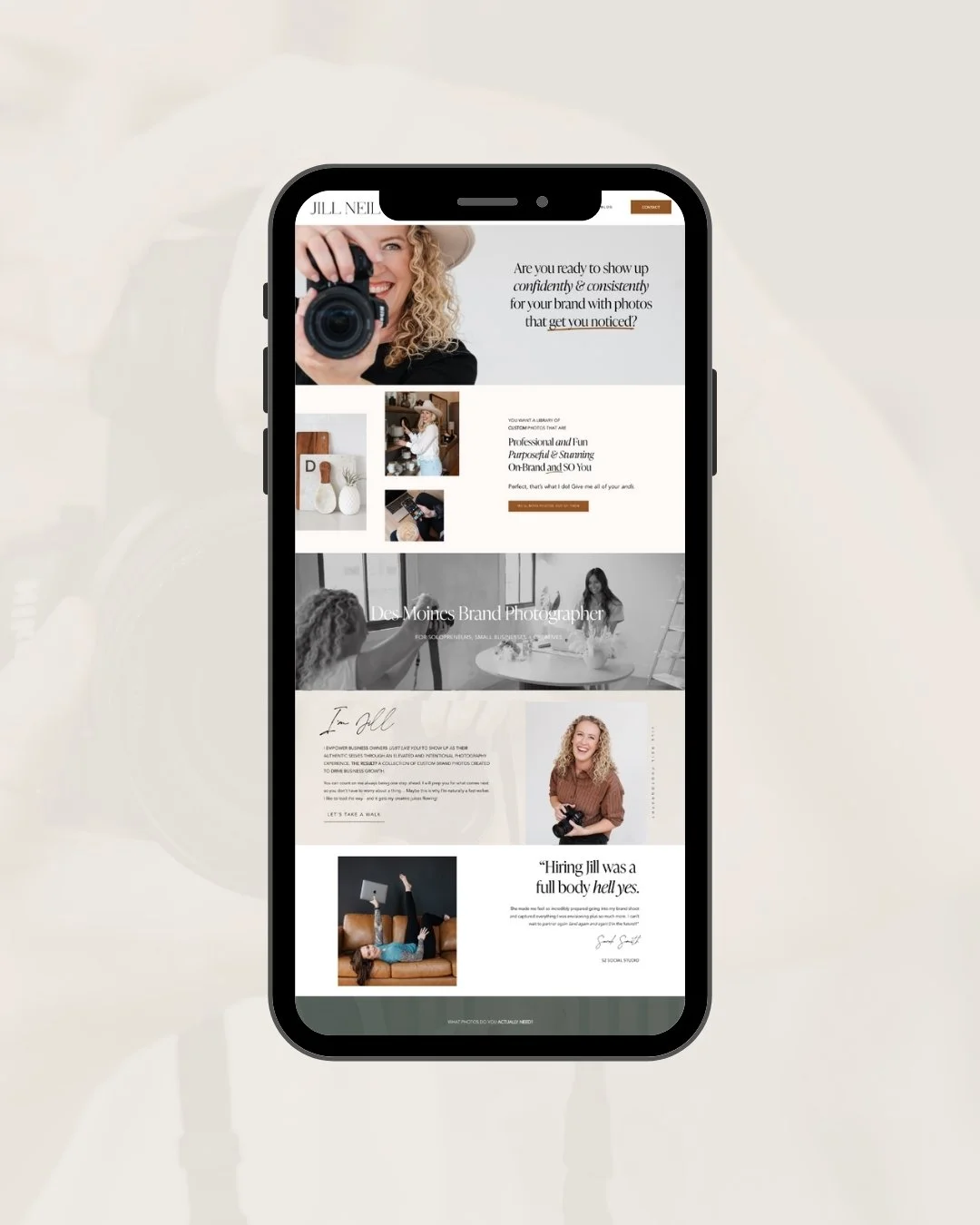 Jill Neil mobile website