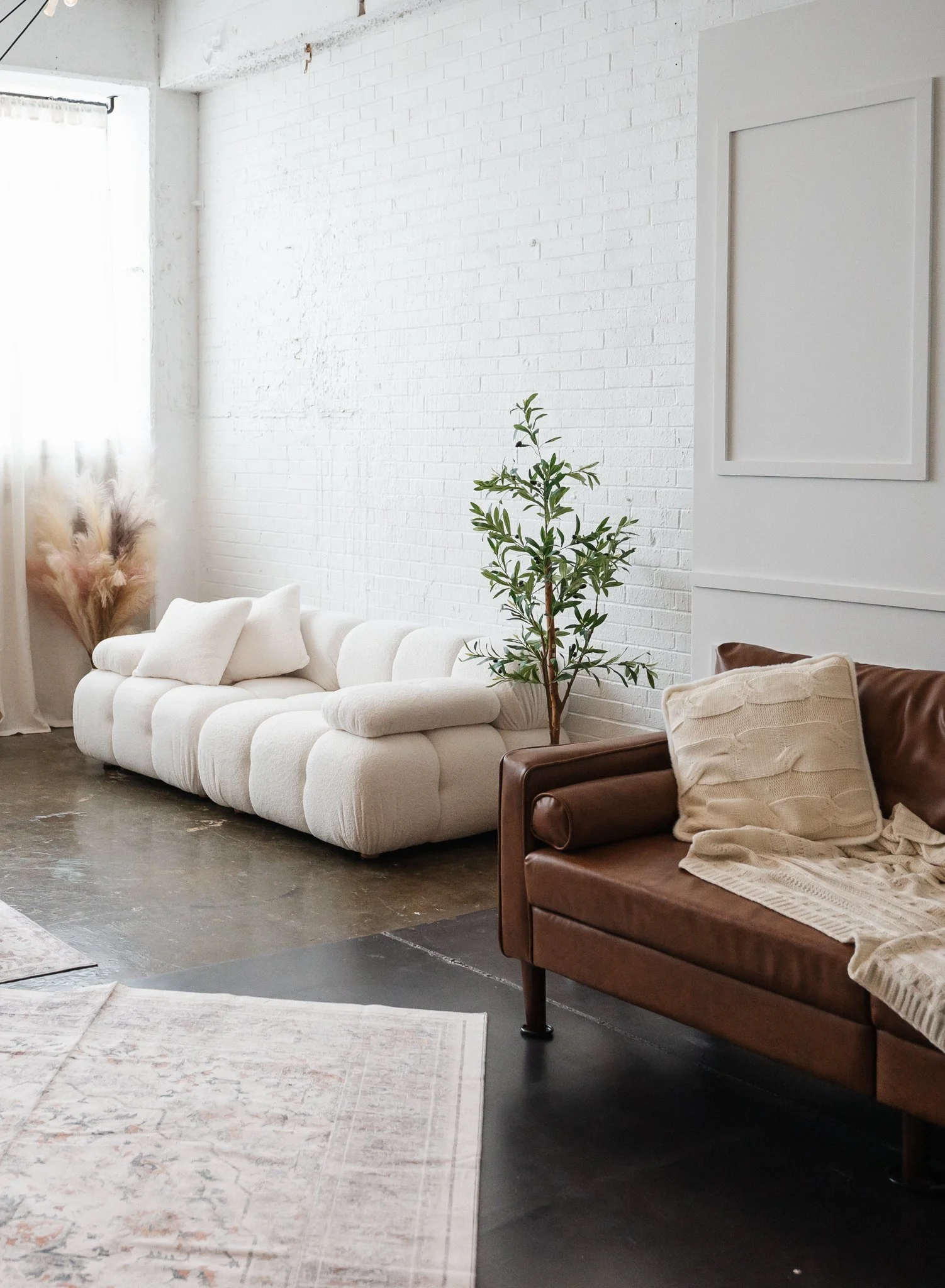 Modern boho photo studio