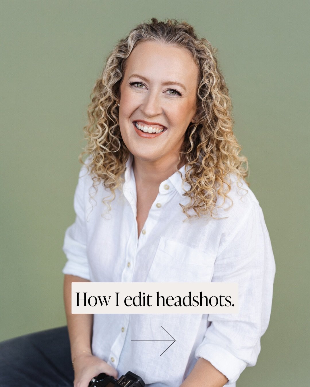 This is how - and why - I edit headshots to look authentic, yet polished.

Because first and foremost, your photos should actually look like YOU.

Not a version from five years ago. Not with a cheesy, unnatural filter. And definitely not a &ldquo;wai