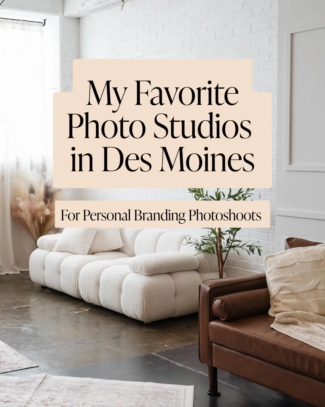 One thing about my brand photoshoots: I don&rsquo;t use the same location for every client.

As a personal branding photographer, I often photograph my clients in their own spaces&mdash;whether that&rsquo;s their business, office, studio or home.

If