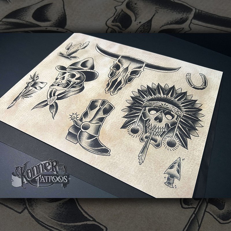 Cowboy Flash Sheet