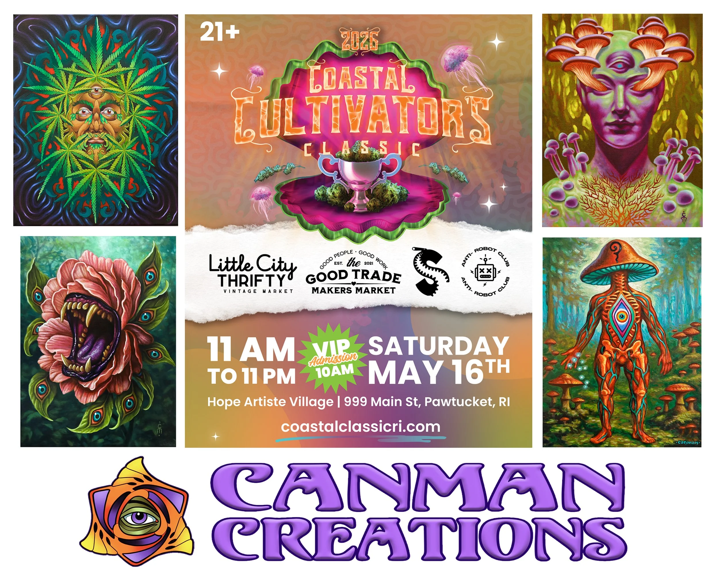 Canman Vending LIVE at Coastal Cultivators Classic 2026 Pawtucket, RI