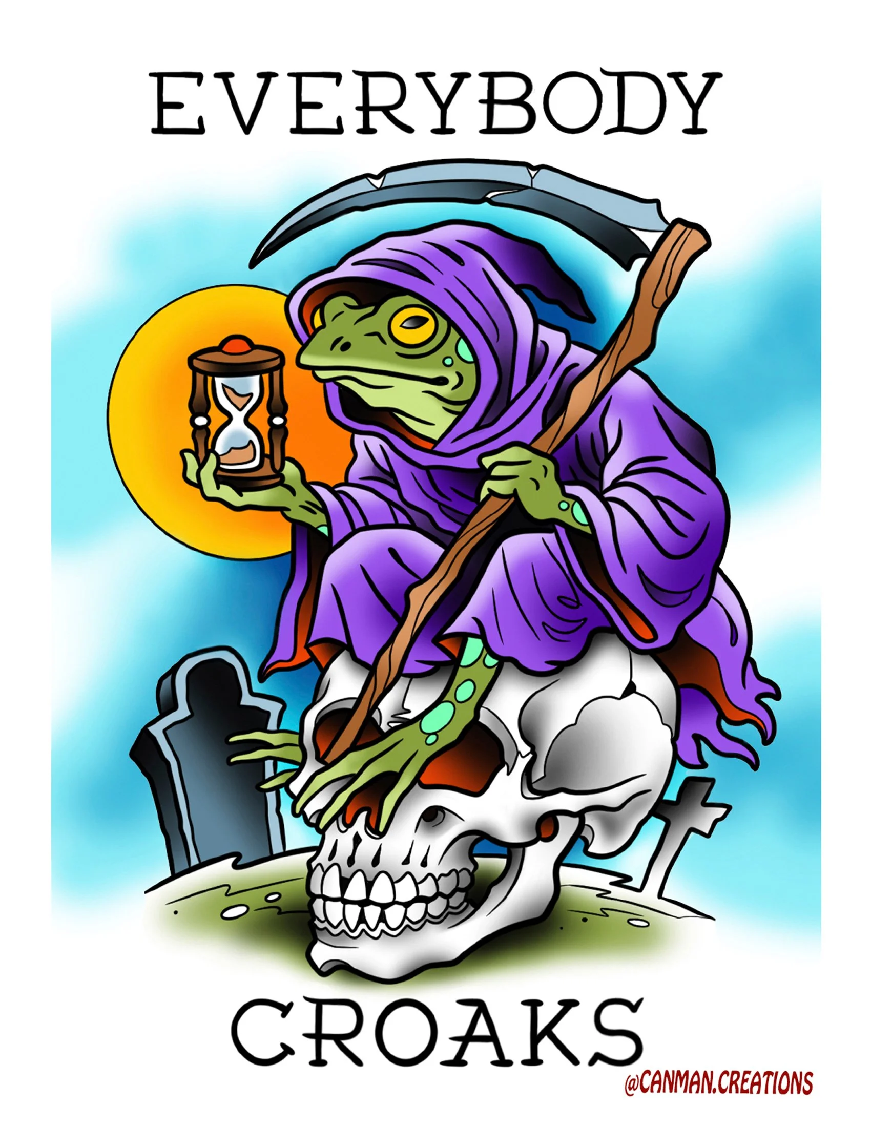 Everybody Croaks magnet