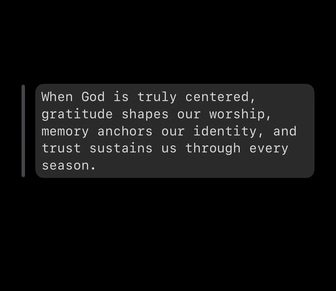 1 Chronicles 16 shows that thanksgiving is not optional&mdash;it is the natural response to God&rsquo;s presence, goodness, and saving power. By rehearsing who God is and what He has done, the people are anchored in their identity and reminded that t