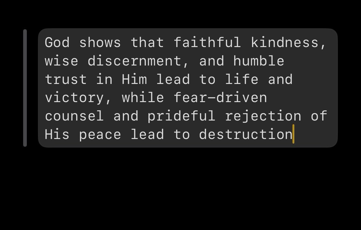 Kindness rooted in God&rsquo;s character is never weakness&mdash;but when fear and pride shape our discernment, even peace can look like a threat. In 1 Chronicles 19, we&rsquo;re reminded that who we listen to matters, and that true strength comes fr