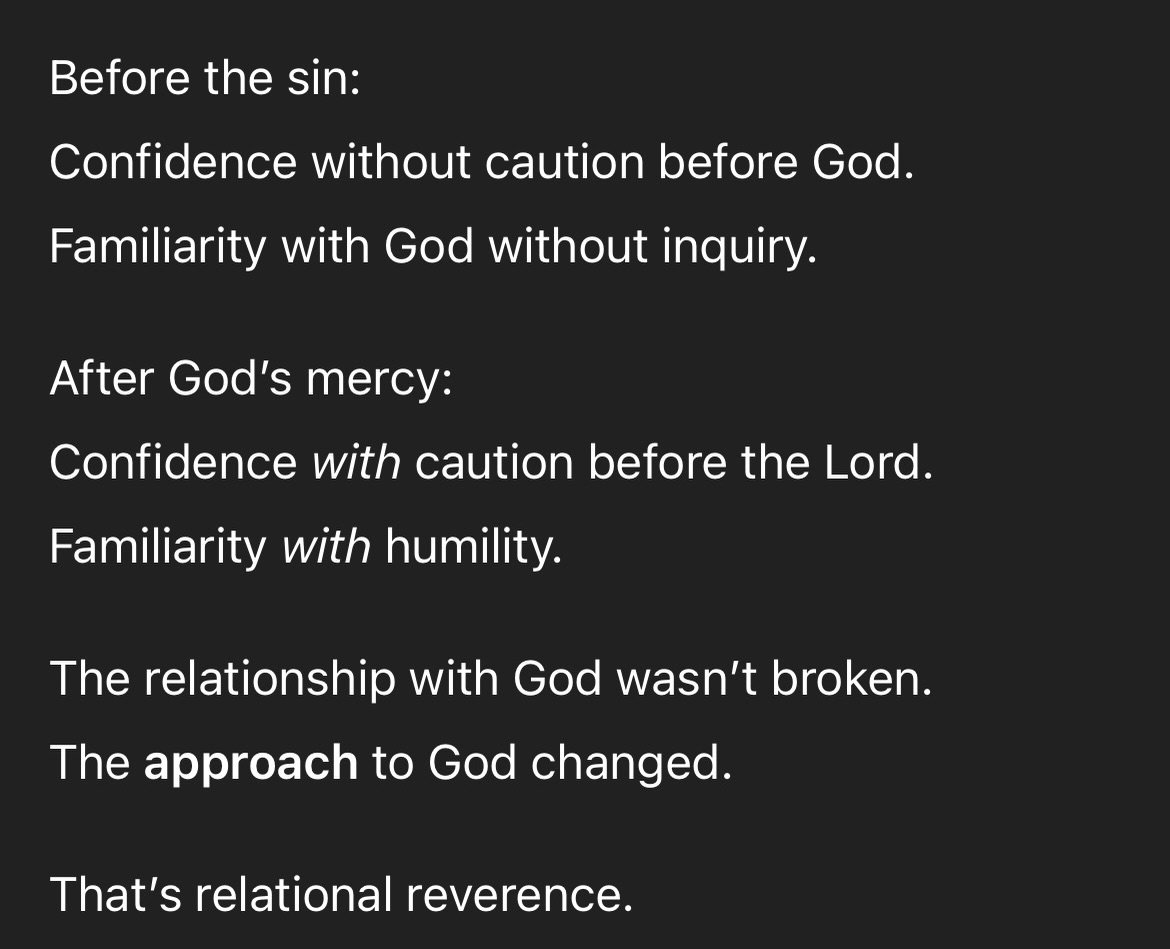 #BibleReflection #1Chronicles21 #FearOfTheLord