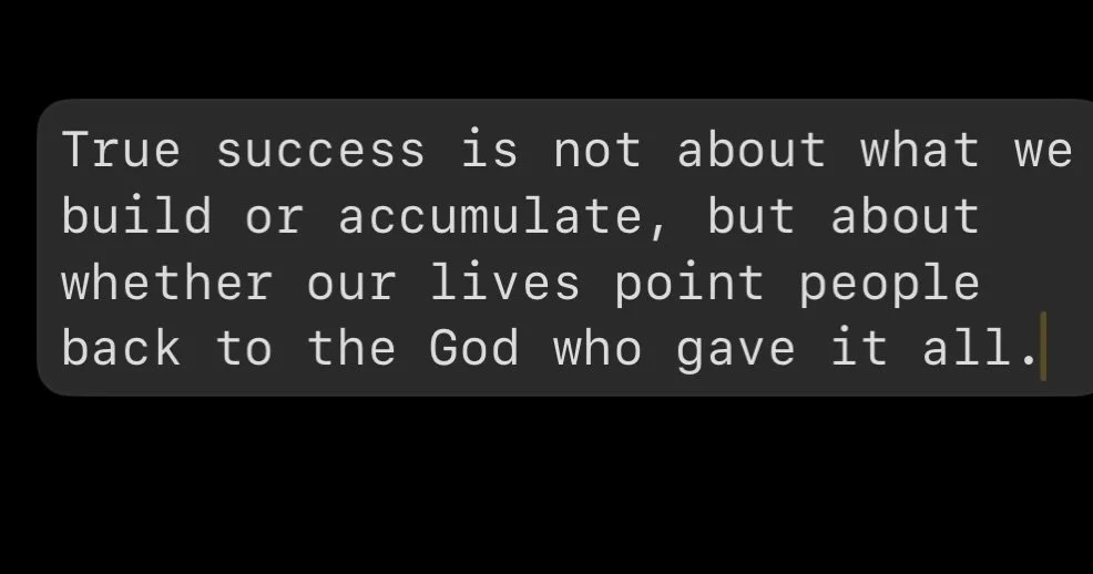 There are moments in life when everything seems to flourish&mdash;favor, influence, opportunities, provision. It can be easy to mistake those seasons as the result of our own effort or wisdom. But real greatness is revealed when success doesn&rsquo;t