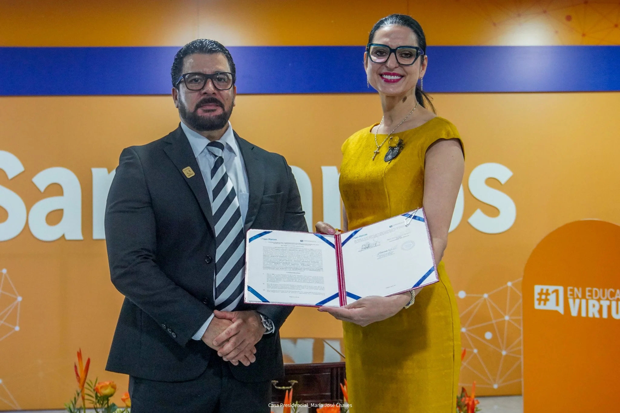Primera Dama impulsa programa de becas con la Universidad San Marcos, personas en estado de vulnerabilidad son los beneficiados