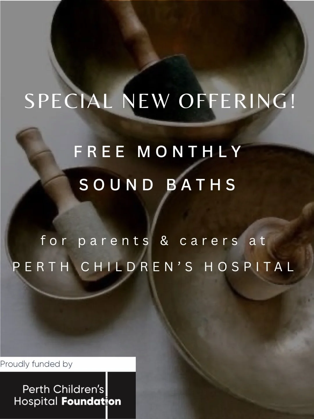 After almost 2 years of holding this vision I am so incredibly honoured to be offering this to the parents and carers at Perth Children&rsquo;s Hospital, proudly funded by Perth Children&rsquo;s Hospital Foundation. 

For those of you who don&rsquo;t