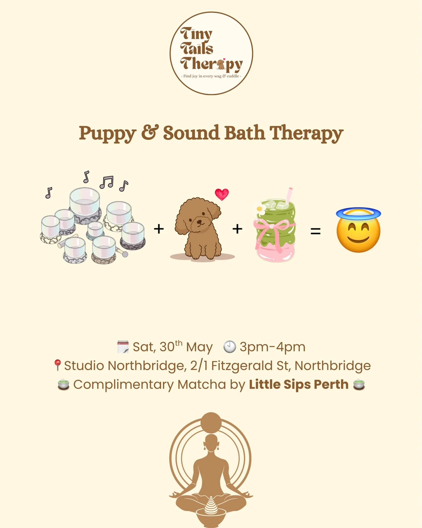 For all the puppy lovers &hellip; this one is for you!

 🐾 Link for tickets in bio under Events xx

𝐒𝐚𝐭𝐮𝐫𝐝𝐚𝐲 𝟑𝟎𝐭𝐡 𝐌𝐚𝐲 |  𝟑𝐩𝐦-𝟒𝐩𝐦

Settle in, slow down, and let the sound do the rest. 🎶

We&rsquo;re thrilled to welcome the gifte