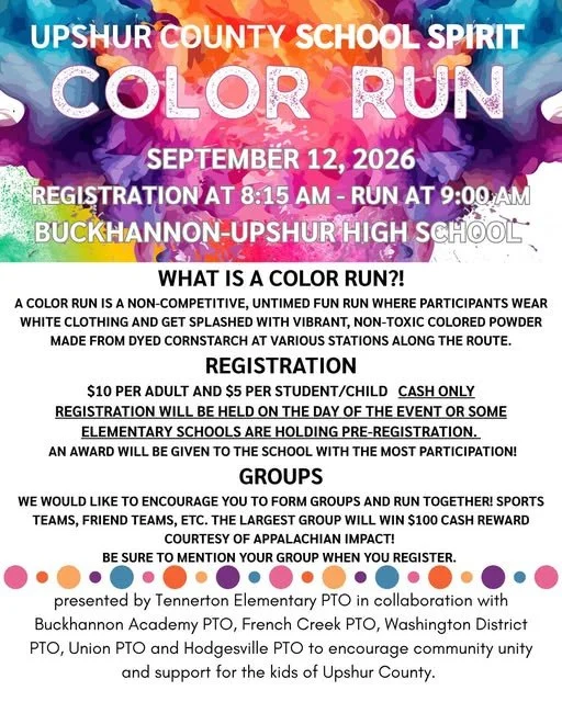 Upshur County School Spirit Color Run