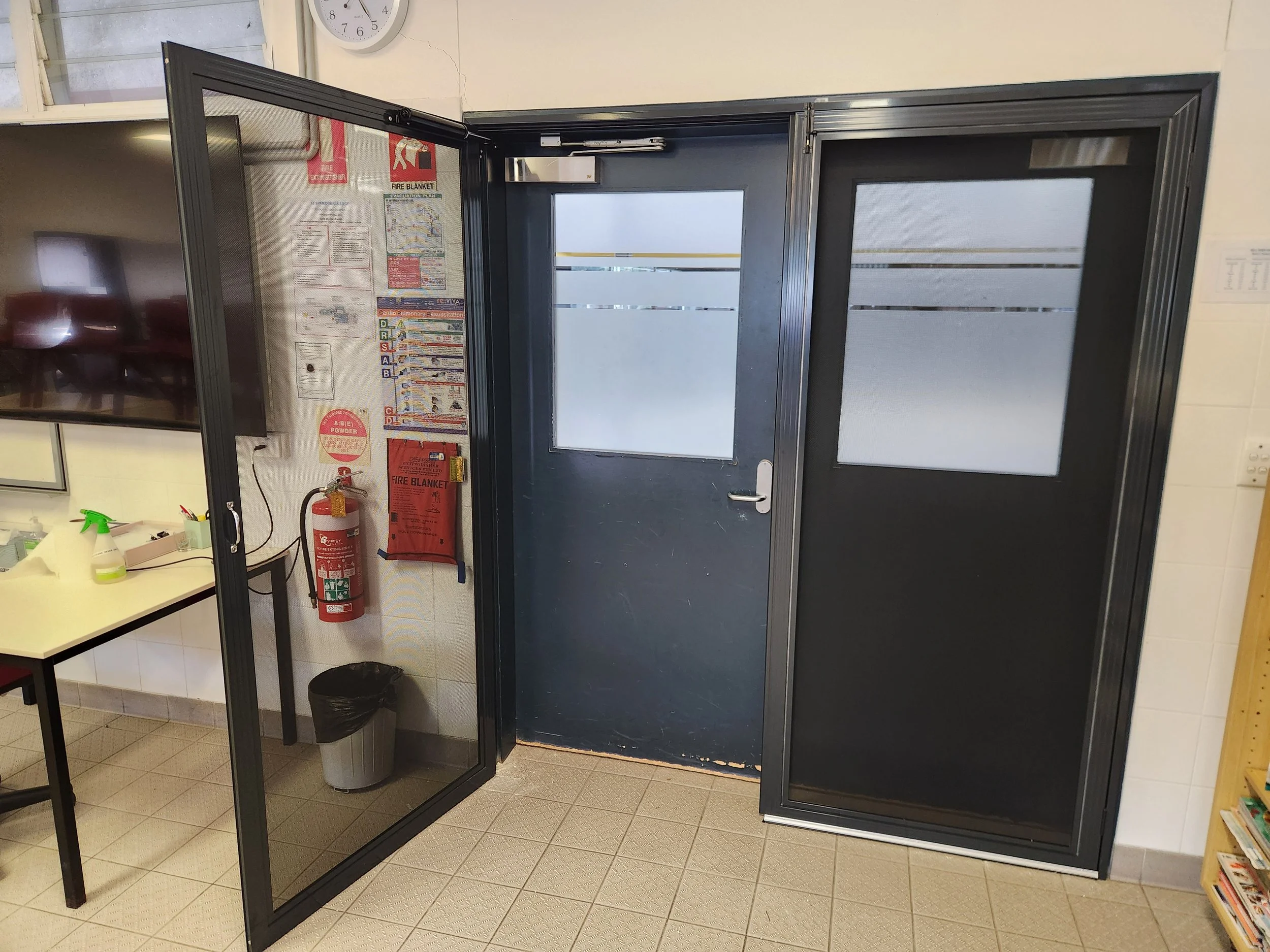 Invisi-Gard security screens commercial installation Maroubra Sydney