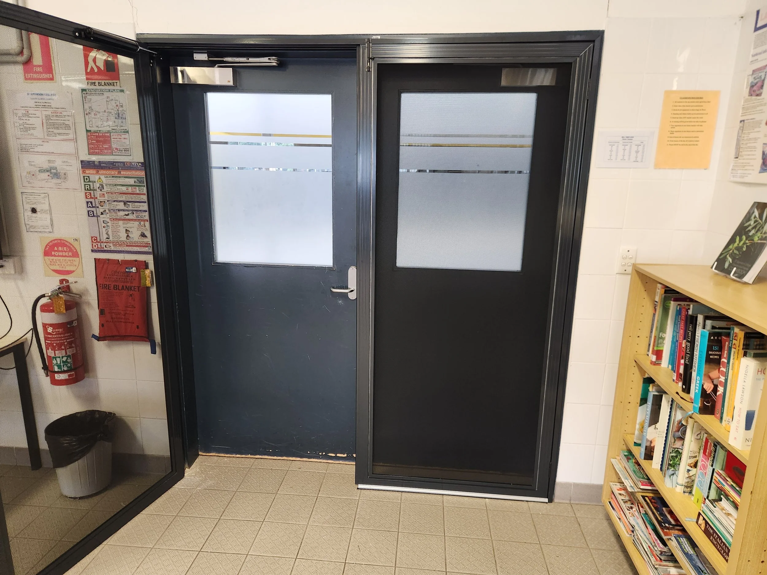 Invisi-Gard security screen installation St Spyridon College Maroubra Sydney