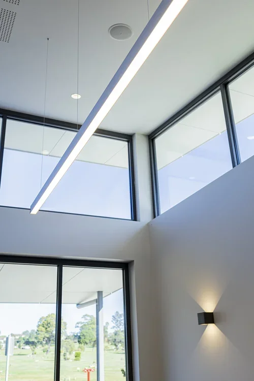 Aluminium window installation for commercial building Sydney Pinegrove project