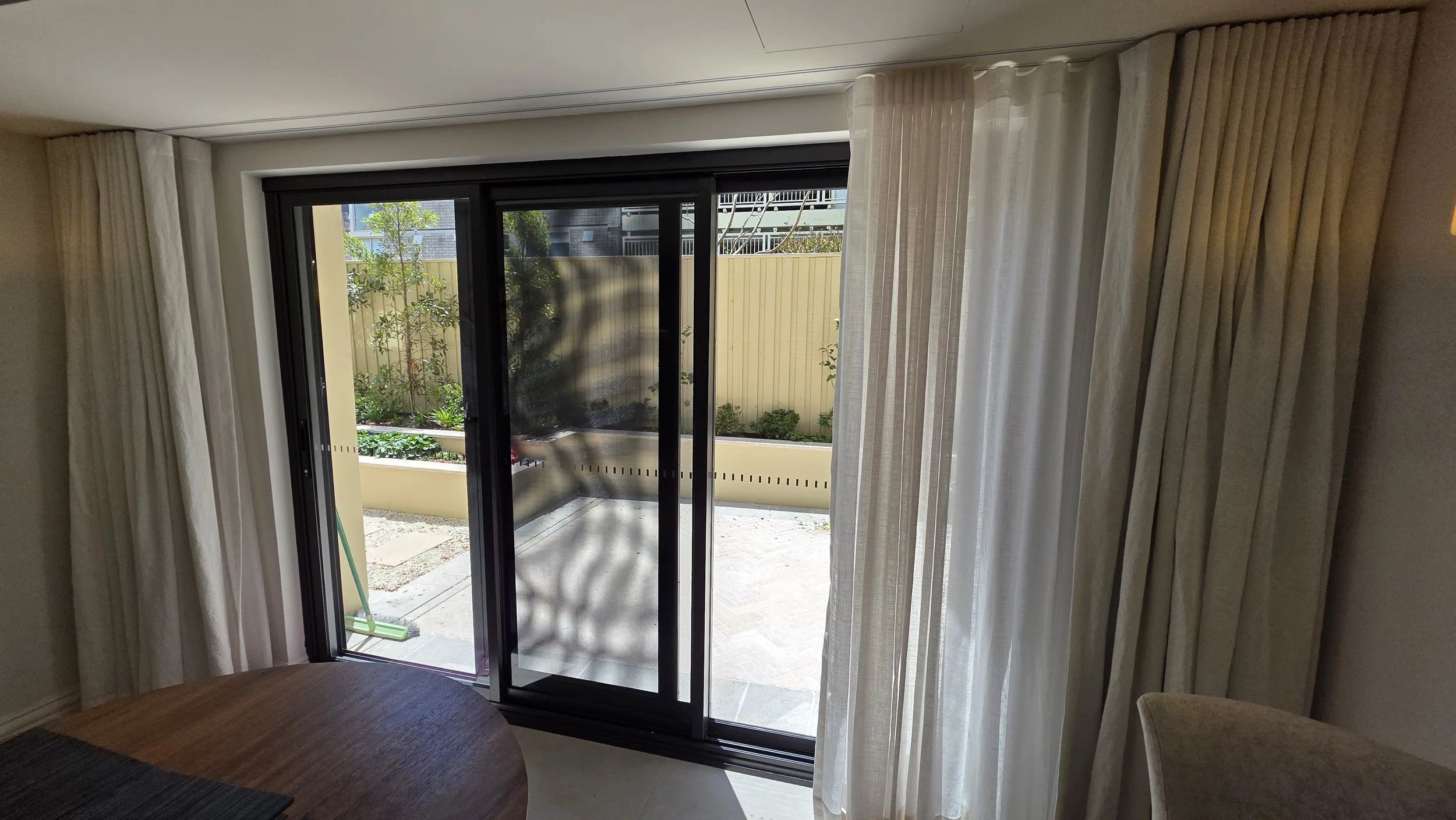 Residential aluminium sliding doors and security screens in Cremorne, Sydney