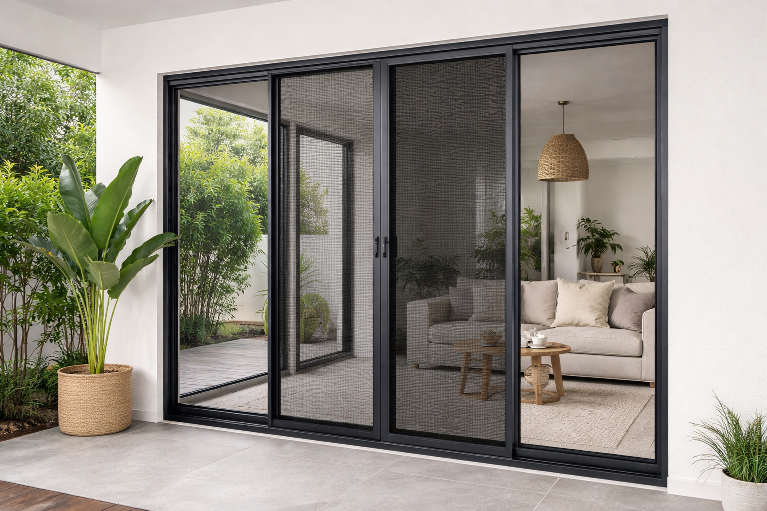 Stainless steel security screens residential Sydney