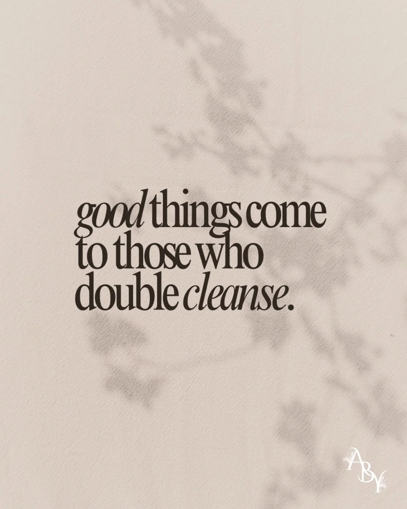 ✨ Sunday reminder: good things come when you take care of yourself, inside and out.
Double cleanse, drink your water, protect your peace, and step into the new week feeling fresh.

Happy Sunday, beauties. 🤍 Let&rsquo;s glow into Monday. ✨