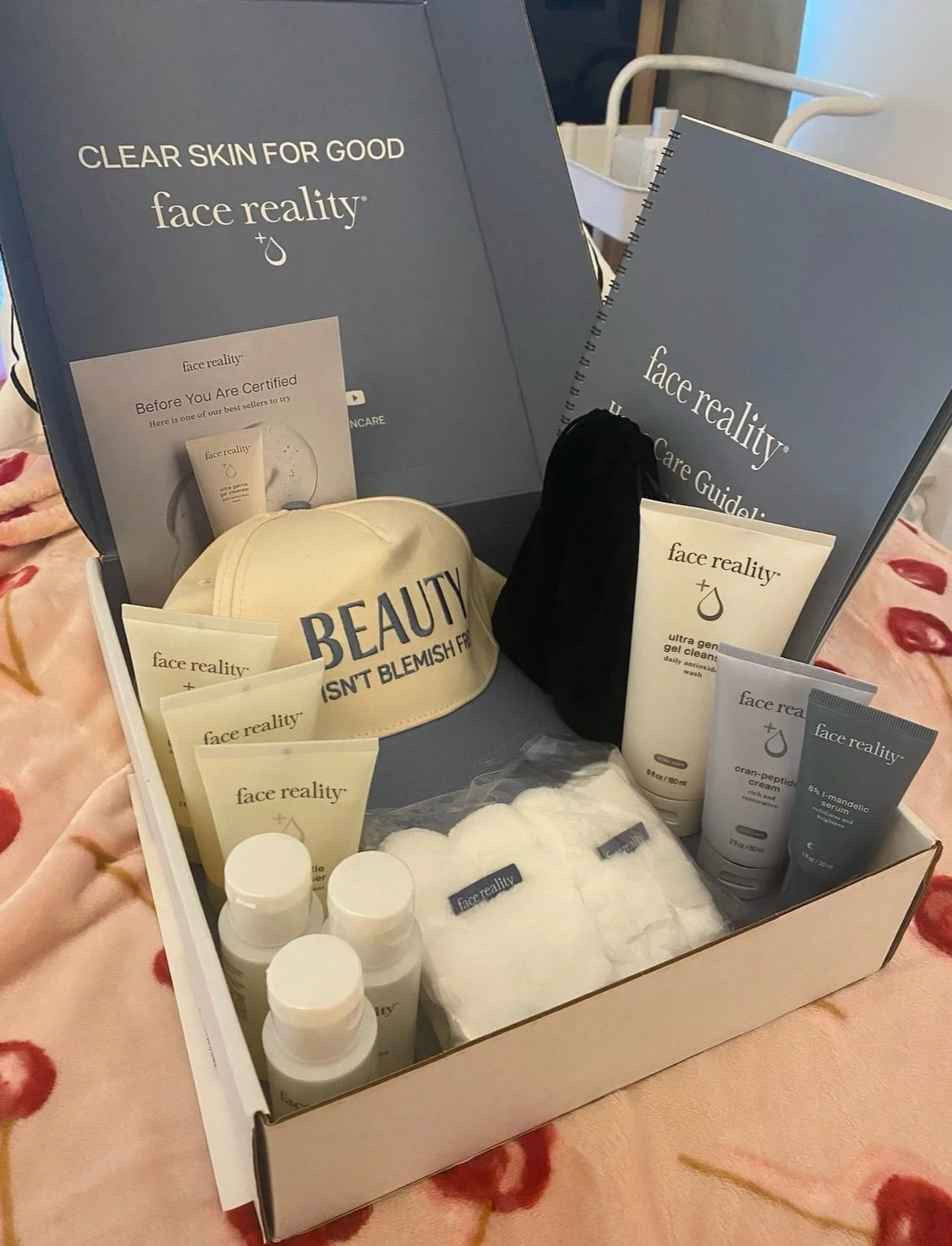 Acne-safe skincare matters 🤍
I love using and recommending Face Reality because it&rsquo;s specifically formulated for acne-prone skin, without pore-clogging ingredients that sabotage your results.
When you&rsquo;re serious about clearing acne, your