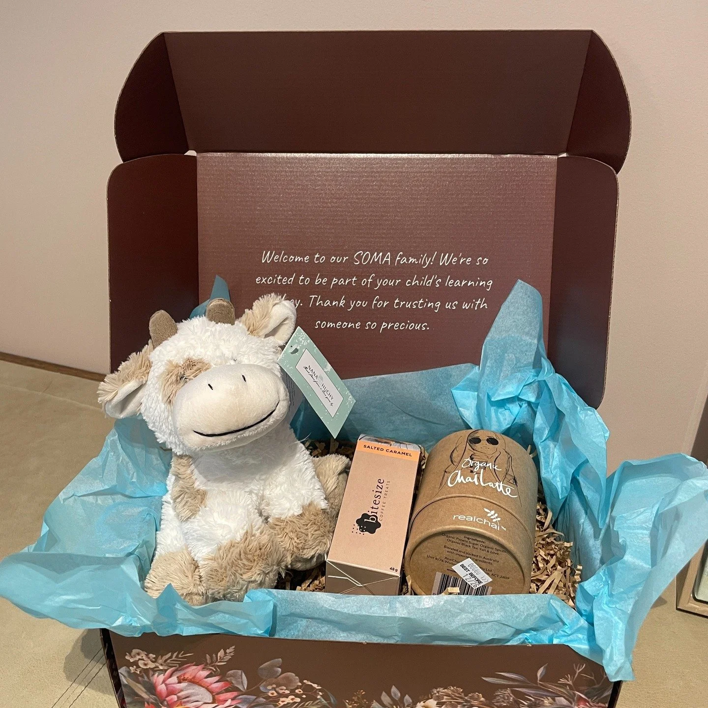Welcoming a new family to SOMA isn't just paperwork... it's a celebration! ❤️

Every new enrolment at SOMA Early Learning Centre receives a beautiful welcome gift box - because we believe starting childcare should feel special, warn and personal from