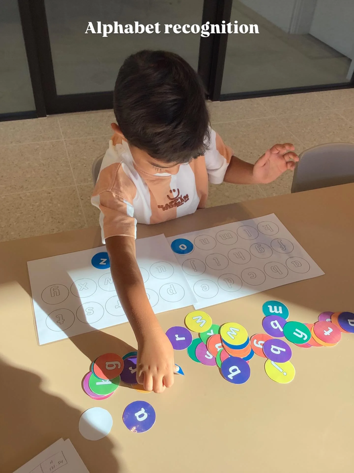 Alphabet recognition is more than just learning letters ✨

Through fun and engaging activities, children begin to build the foundations for reading and writing, while also developing their memory, focus, and problem-solving skills.

From tracing and 