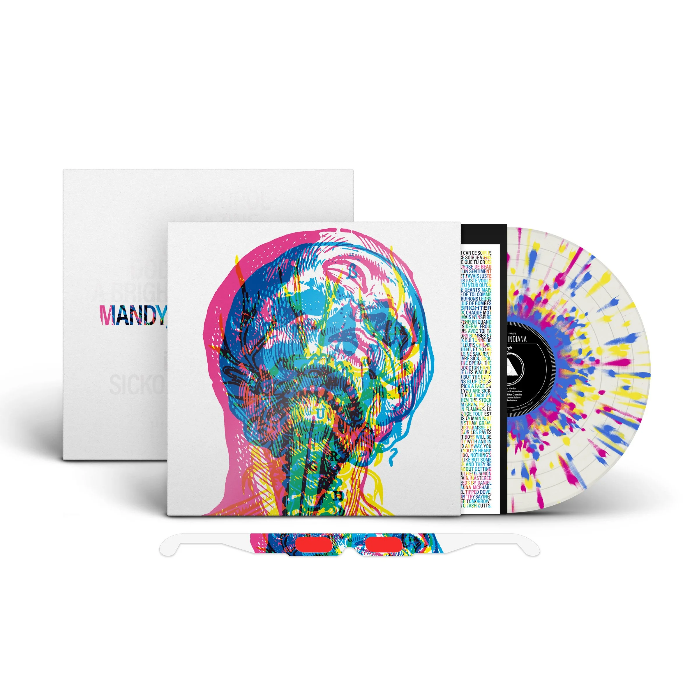 Mandy, Indiana URGH packaging on CMYK vinyl