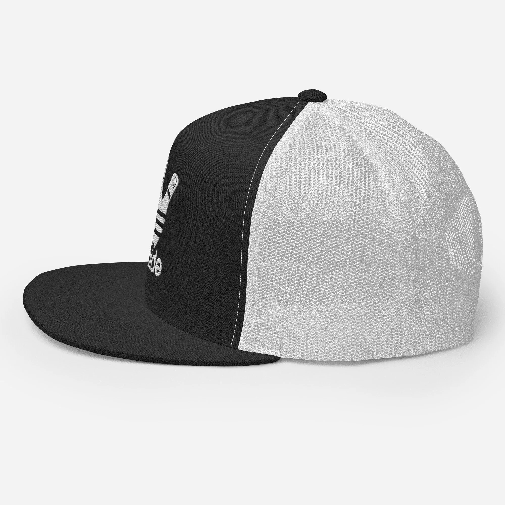 5-panel-trucker-cap-black-white-left-69d7676b33289.jpg