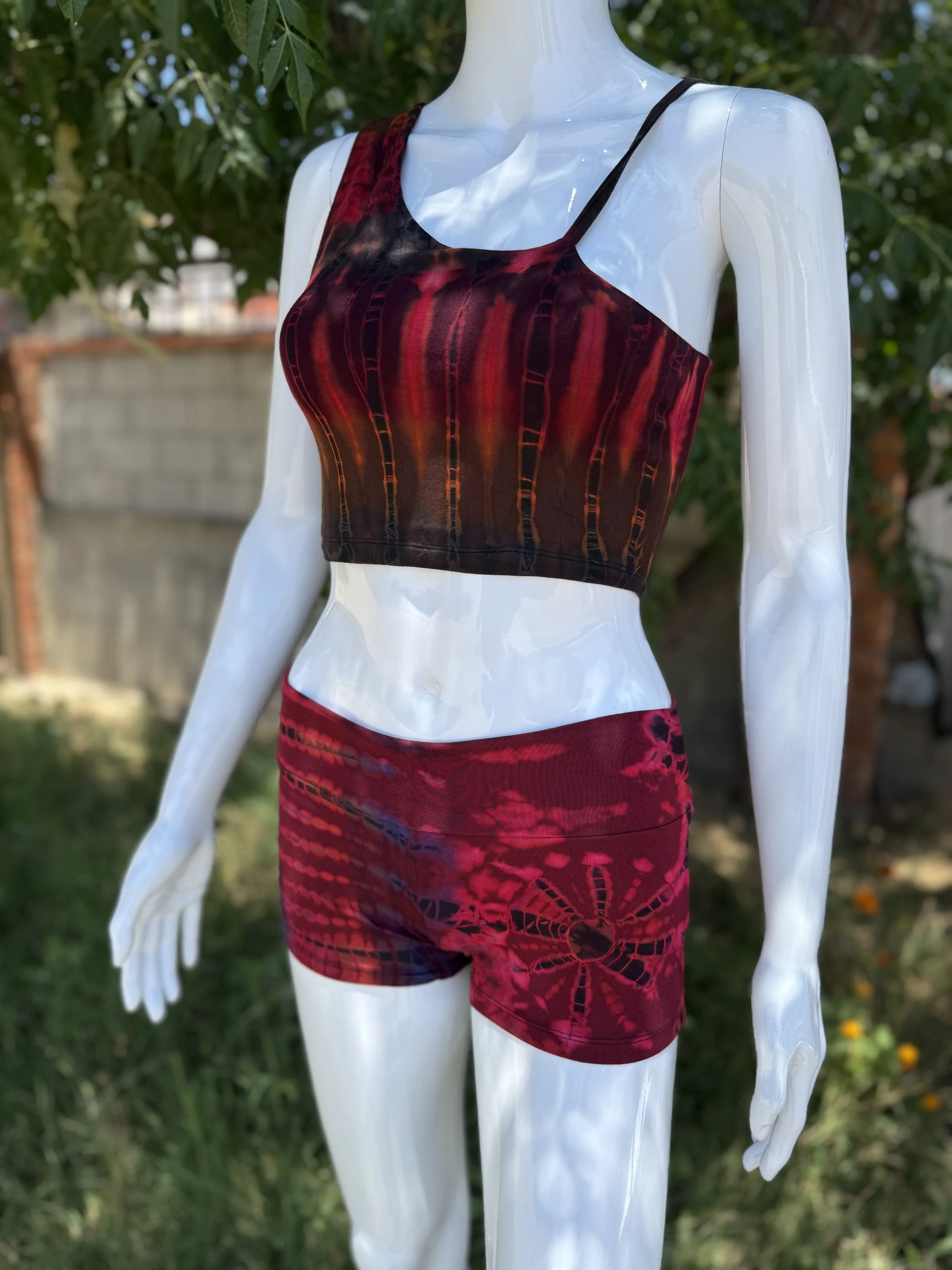 Asymmetrical Tie Dye Tank & Yoga Short Set 1.jpg